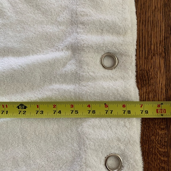 CUSTOM MADE TERRY CLOTH SHOWER CURTAIN - Picture 5 of 6